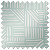 Irregular Tiles, Duckegg - Twist&Fit Roller Blind